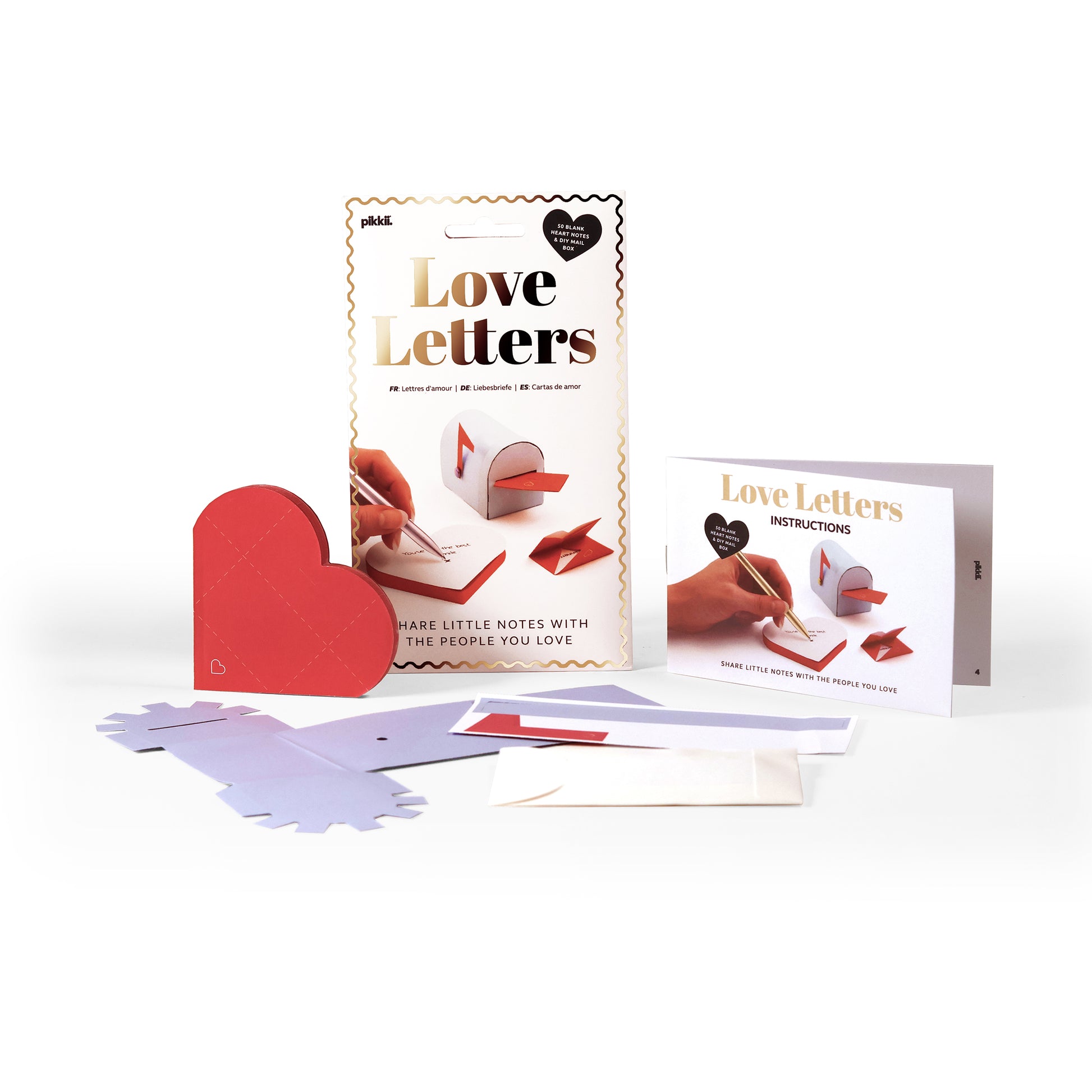 Pikkii Love Letters with Mailbox