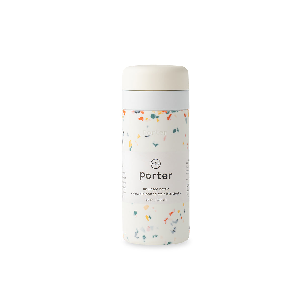 Insulated Bottle Terrazzo 475ml Cream