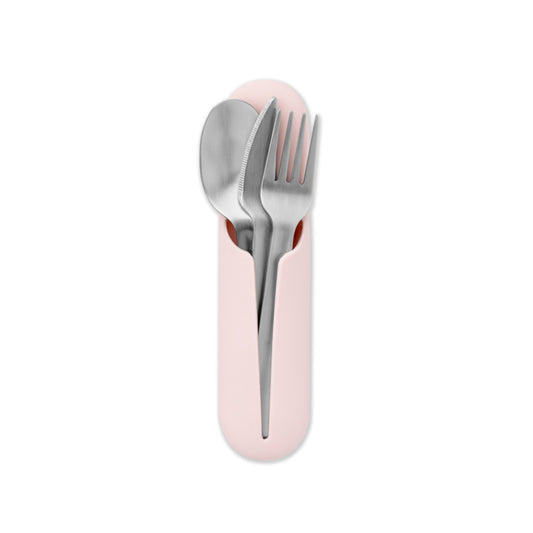 Stainless Steel Utensil Set Blush