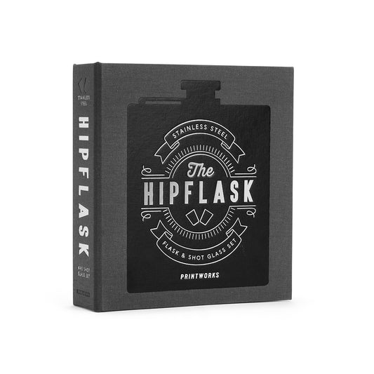 Printworks The Essentials Hip Flask Black