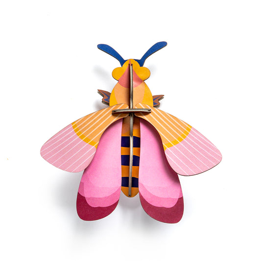 Wall Art Butterflies (B7) Pink Bee