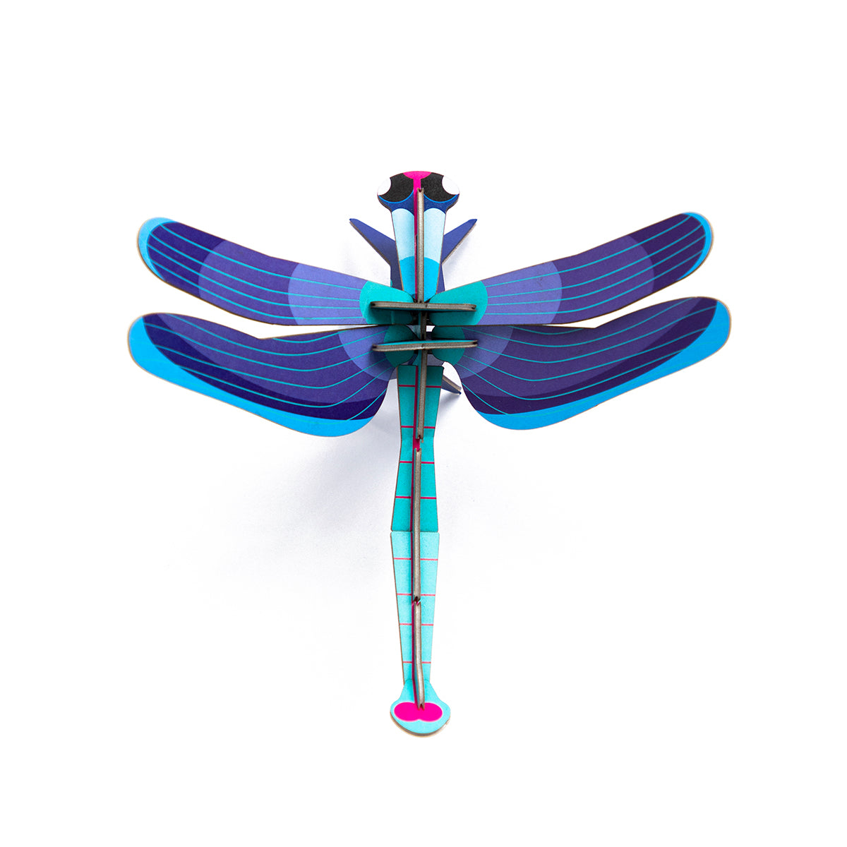 Wall Art Butterflies (B7) Sapphire Dragonfly