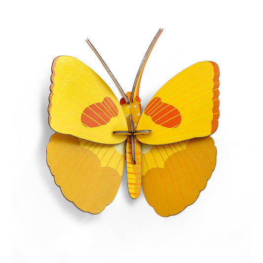 Studio Roof Wall Art Butterflies (B7) Yellow Butterfly