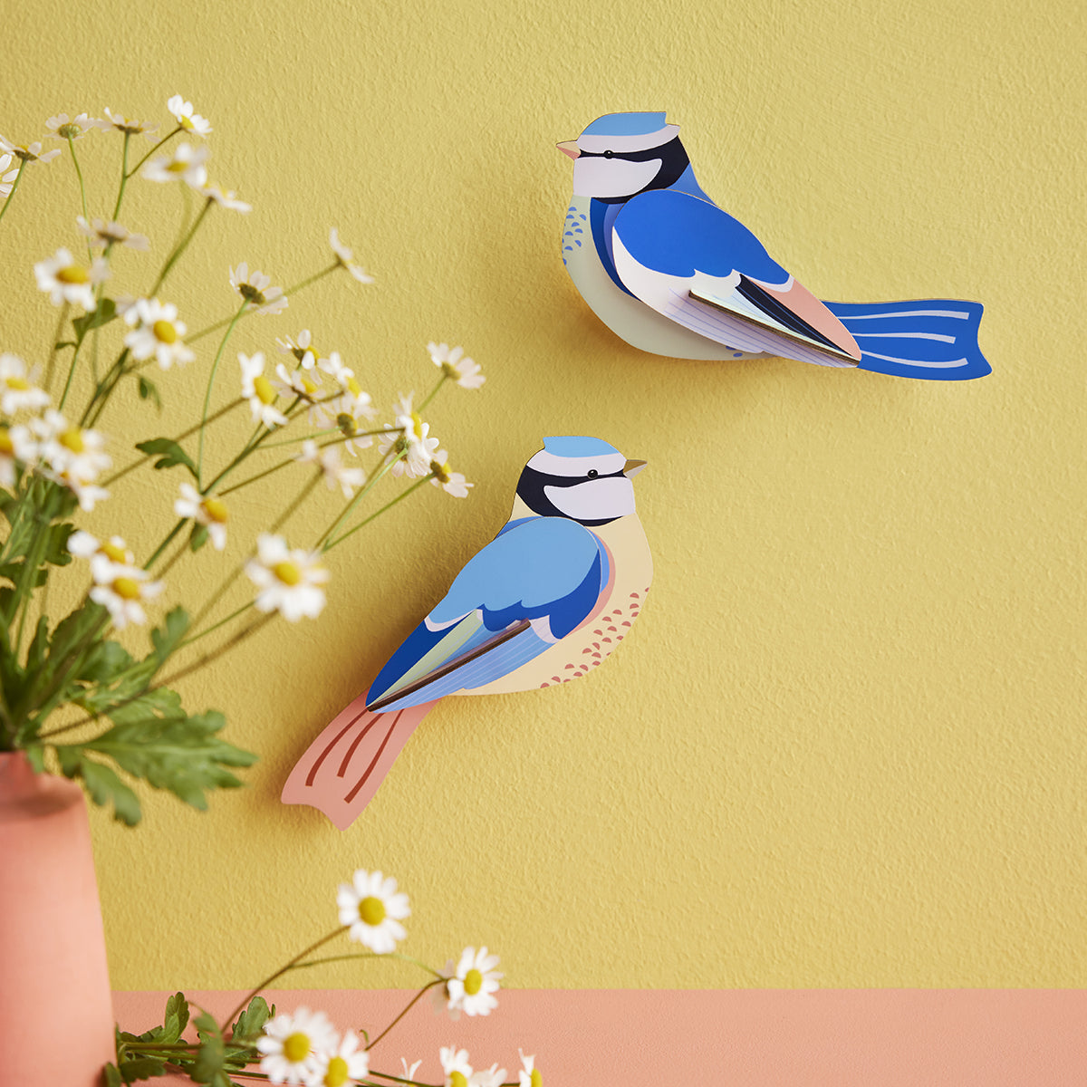 Studio Roof Wall Art Garden Birds (B6) Blue Tits