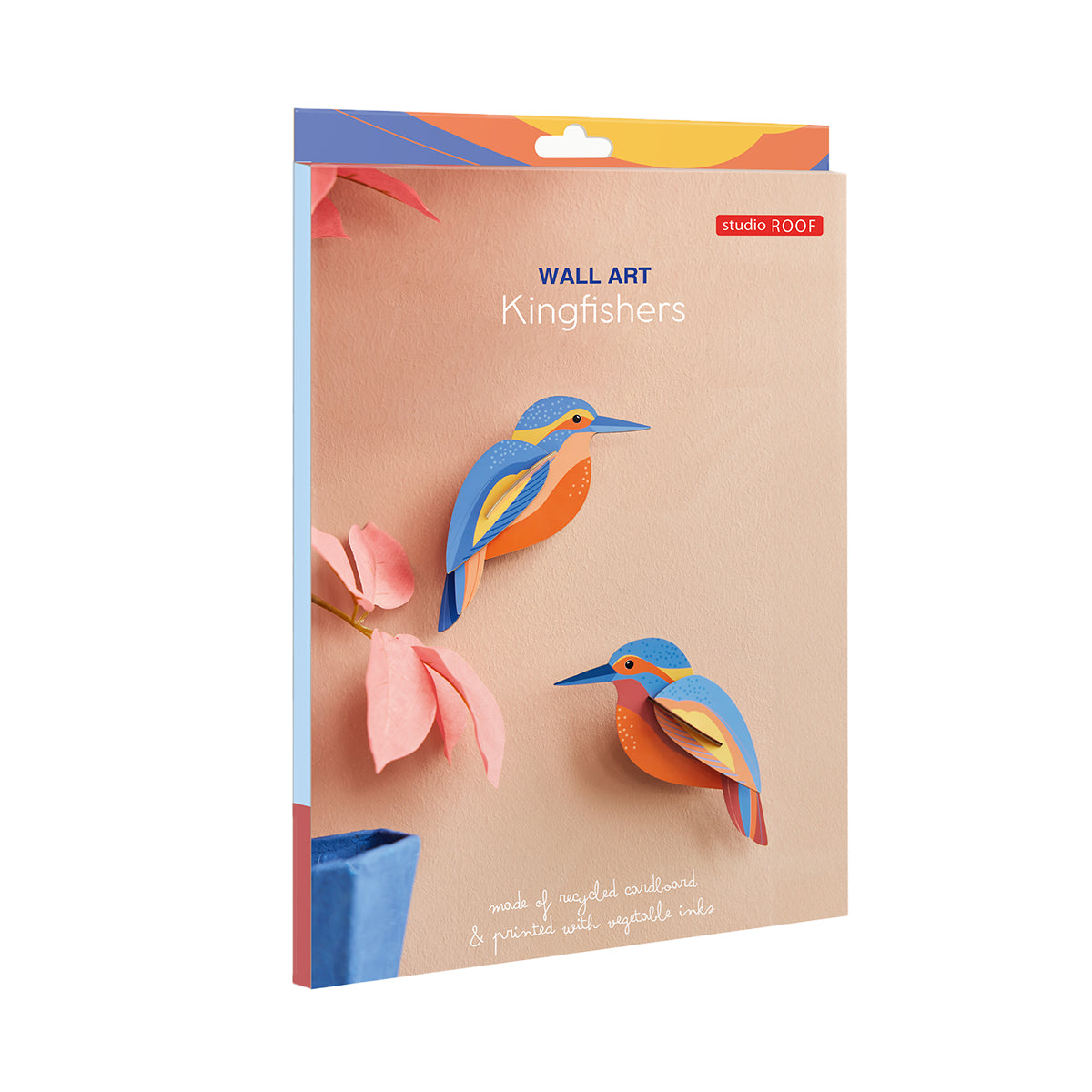 Studio Roof Wall Art Garden Birds (B6) Kingfishers