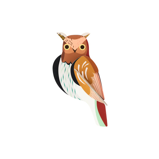 Studio Roof Wall Art Garden Birds (B6) Tawny Owl
