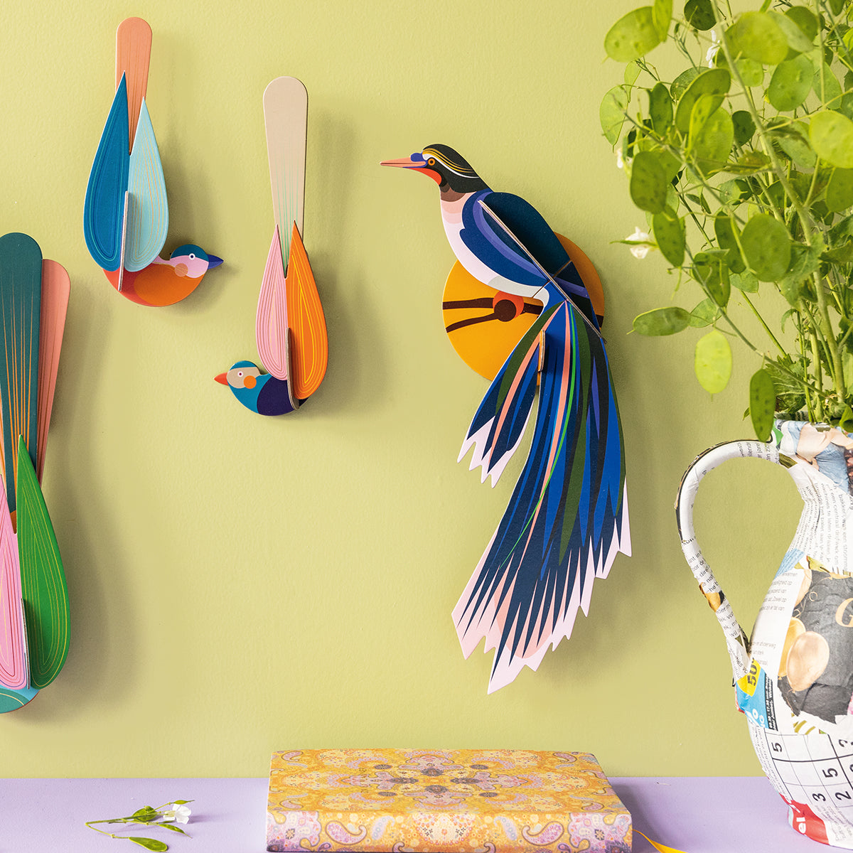 Wall Art Paradise Birds (B5) Flores