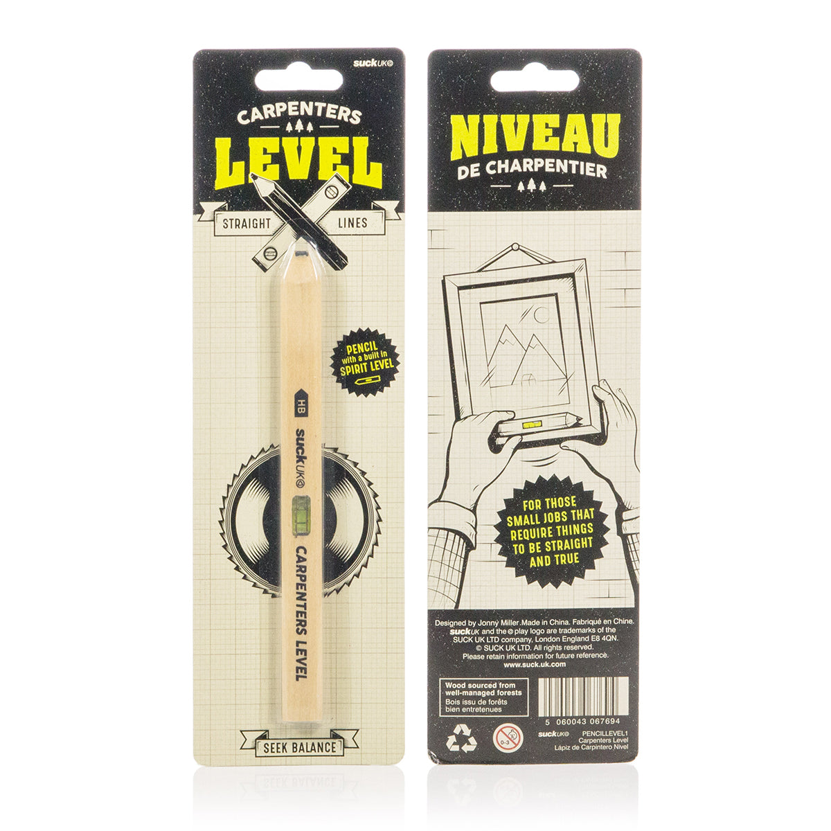 Suck UK Carpenters level Pencil Pencil