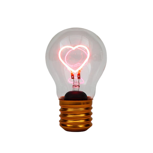 Cordless Lightbulb Heart