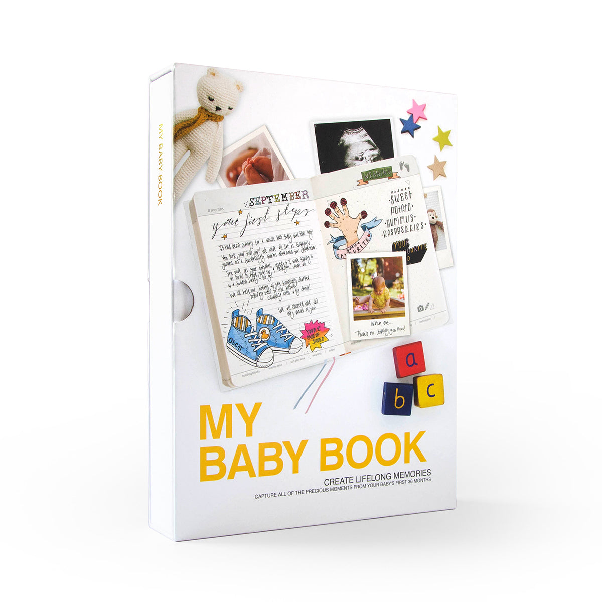 My Baby Book White