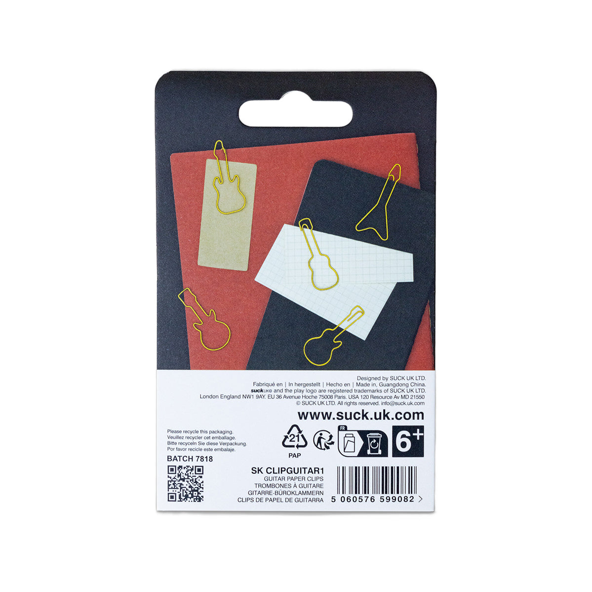 Suck UK Paper Clips Rockstar
