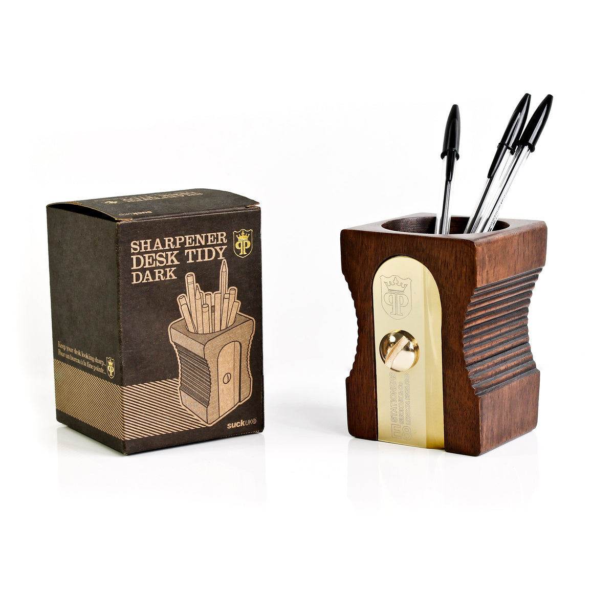 Suck UK Sharpener Desk Tidy Dark