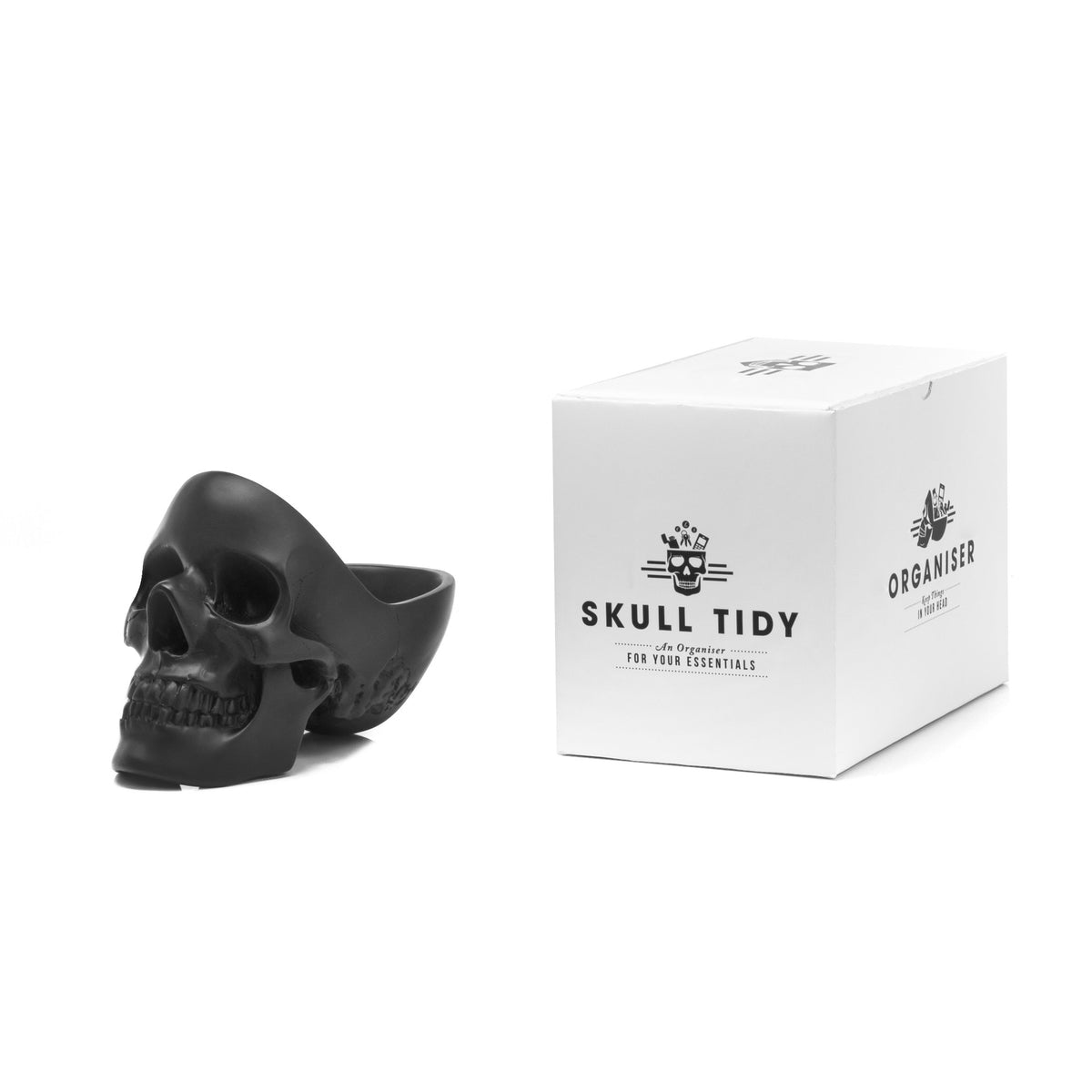 Suck UK Skull Tidy Black