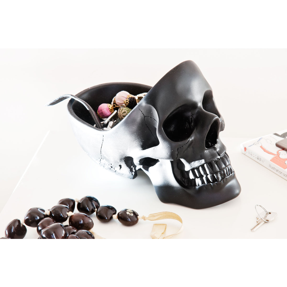 Suck UK Skull Tidy Black