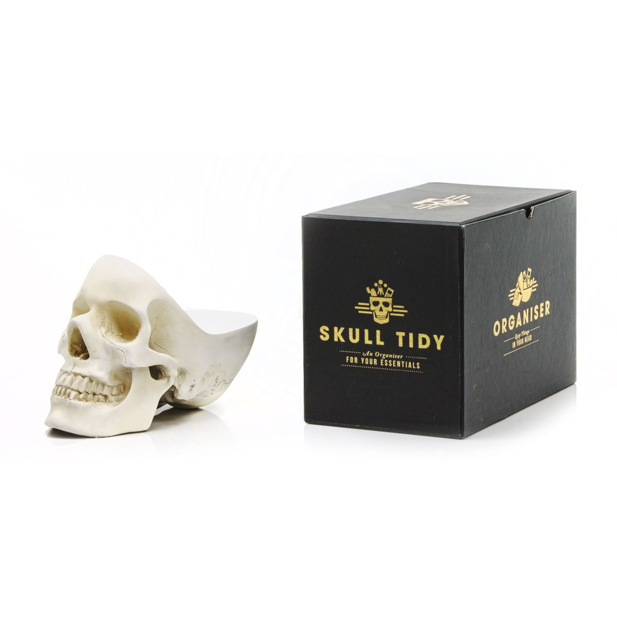 Suck UK Skull Tidy White