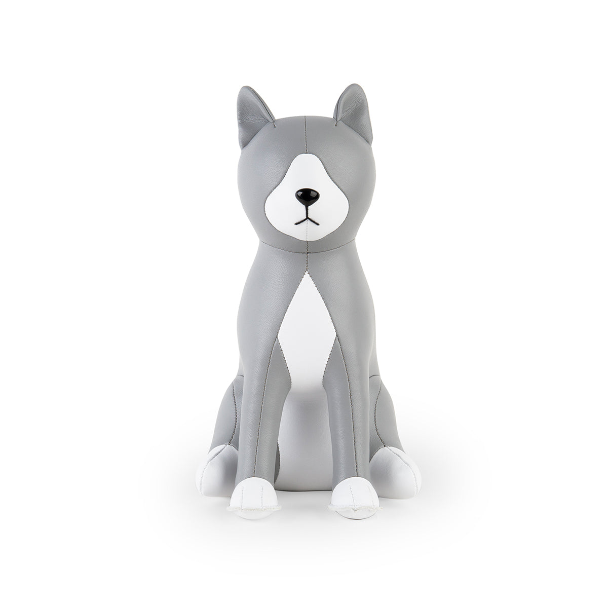 Bookend Cat Tuxedo Grey