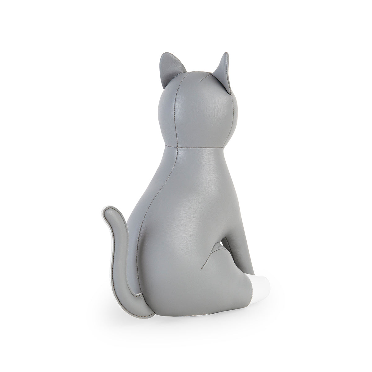 Bookend Cat Tuxedo Grey