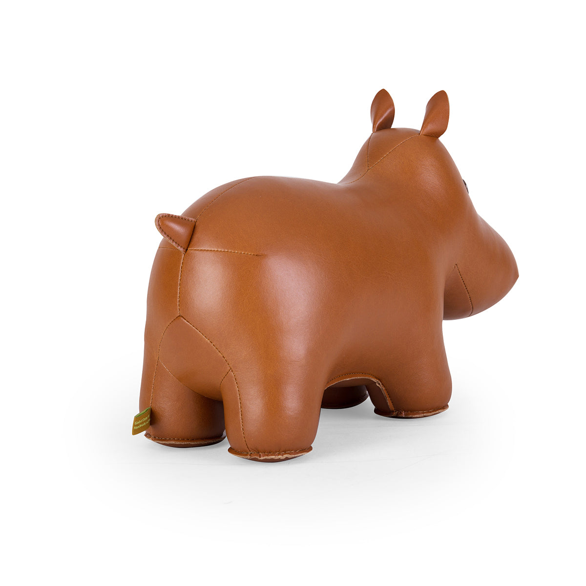 Doorstop Classic Hippo Tan