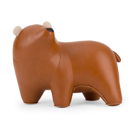 Doorstop Gaze Bear Bero Tan