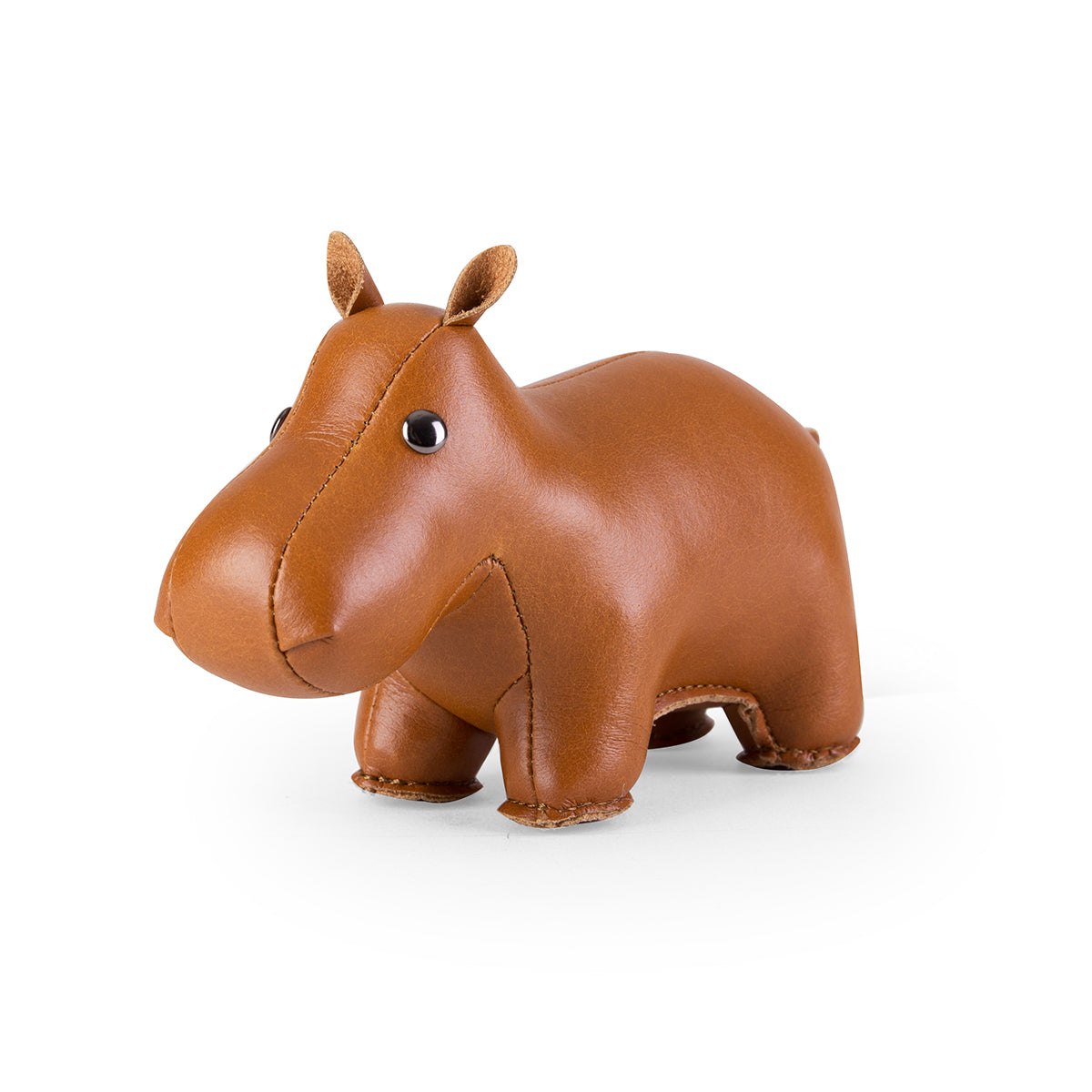 Zuny Paperweight Classic Hippo Tan