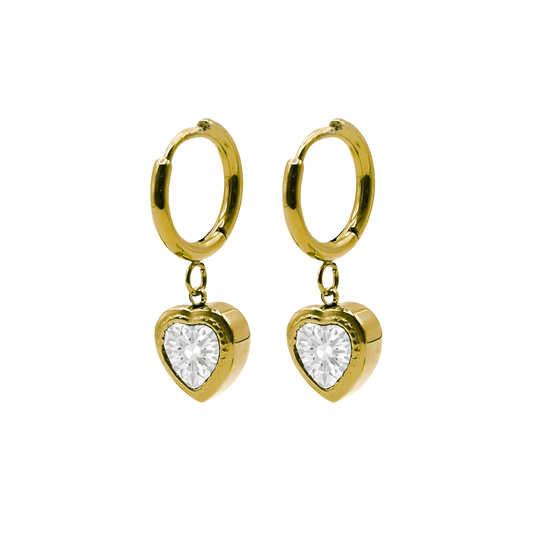 AEC Paris Earrings Aegir White Zirconium Oxide