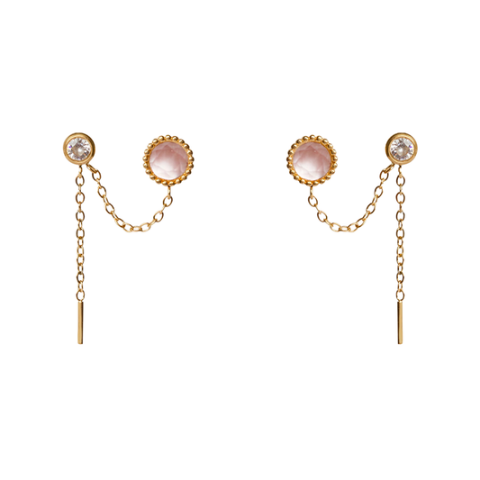 AEC Paris Earrings Chloris Watermelon Quartz