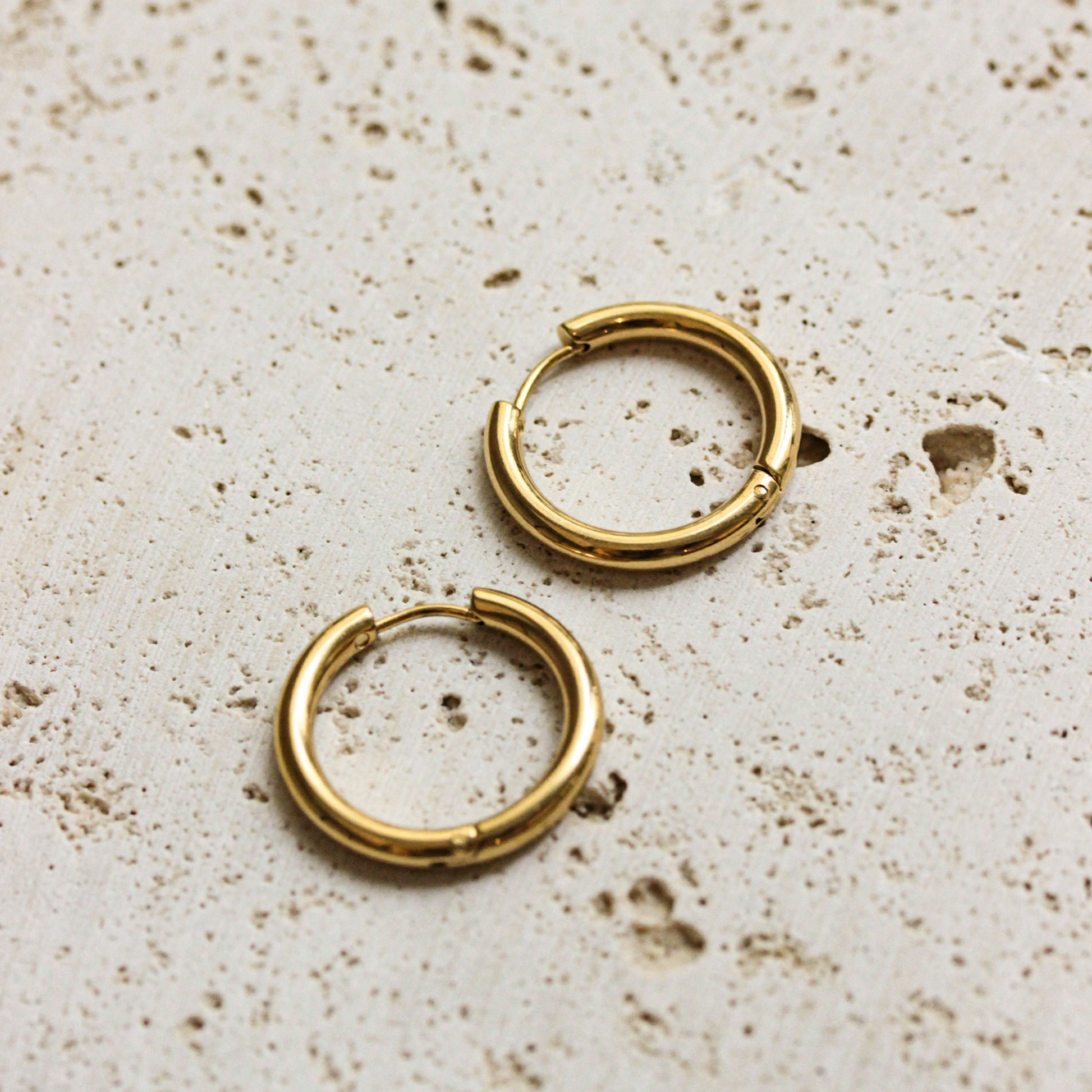 AEC Paris Earrings Indigo Tall Gold