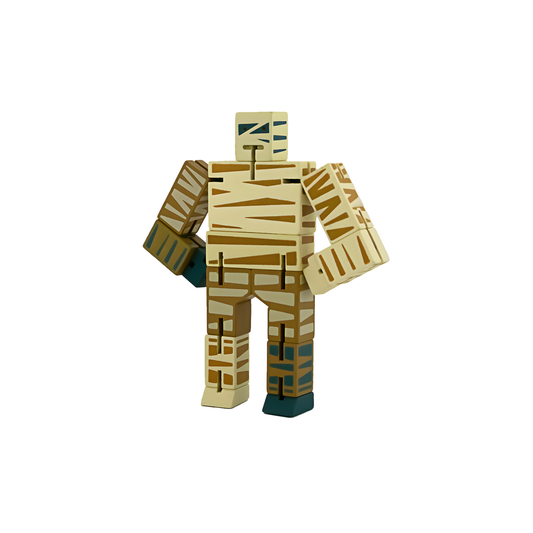 Areaware Cubebot Micro Supernatural Mummy Robot Toy Robot Toy