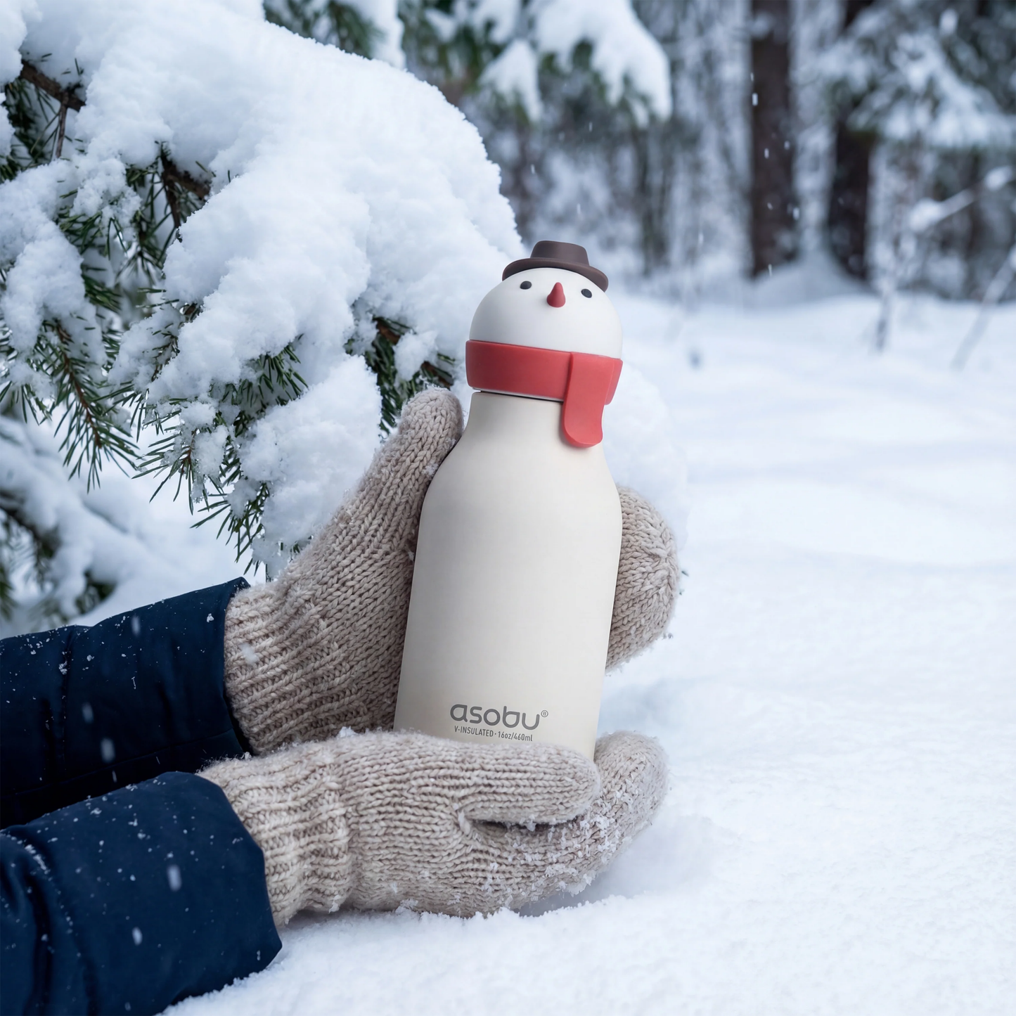 Asobu Bestie Bottle 460ml Snowman