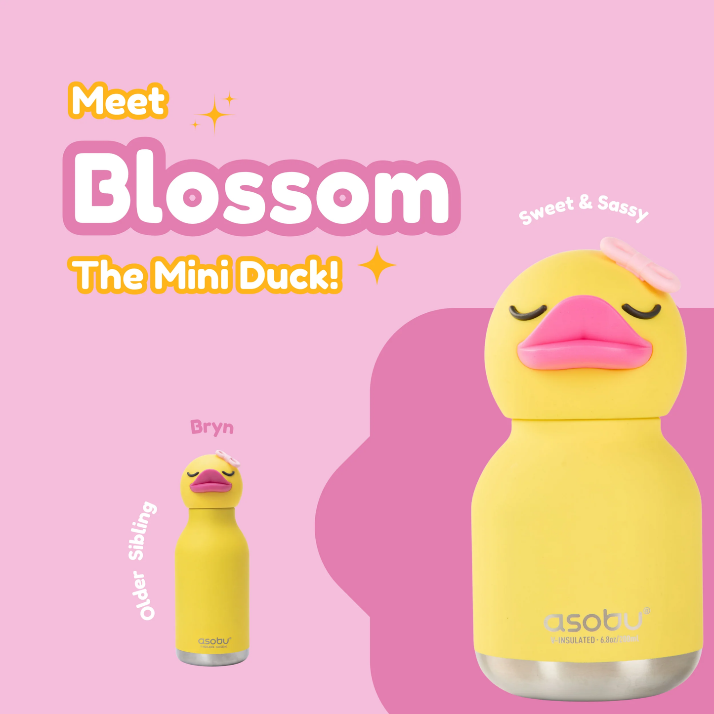 Asobu Bestie Bottle Mini 200ml Ducky