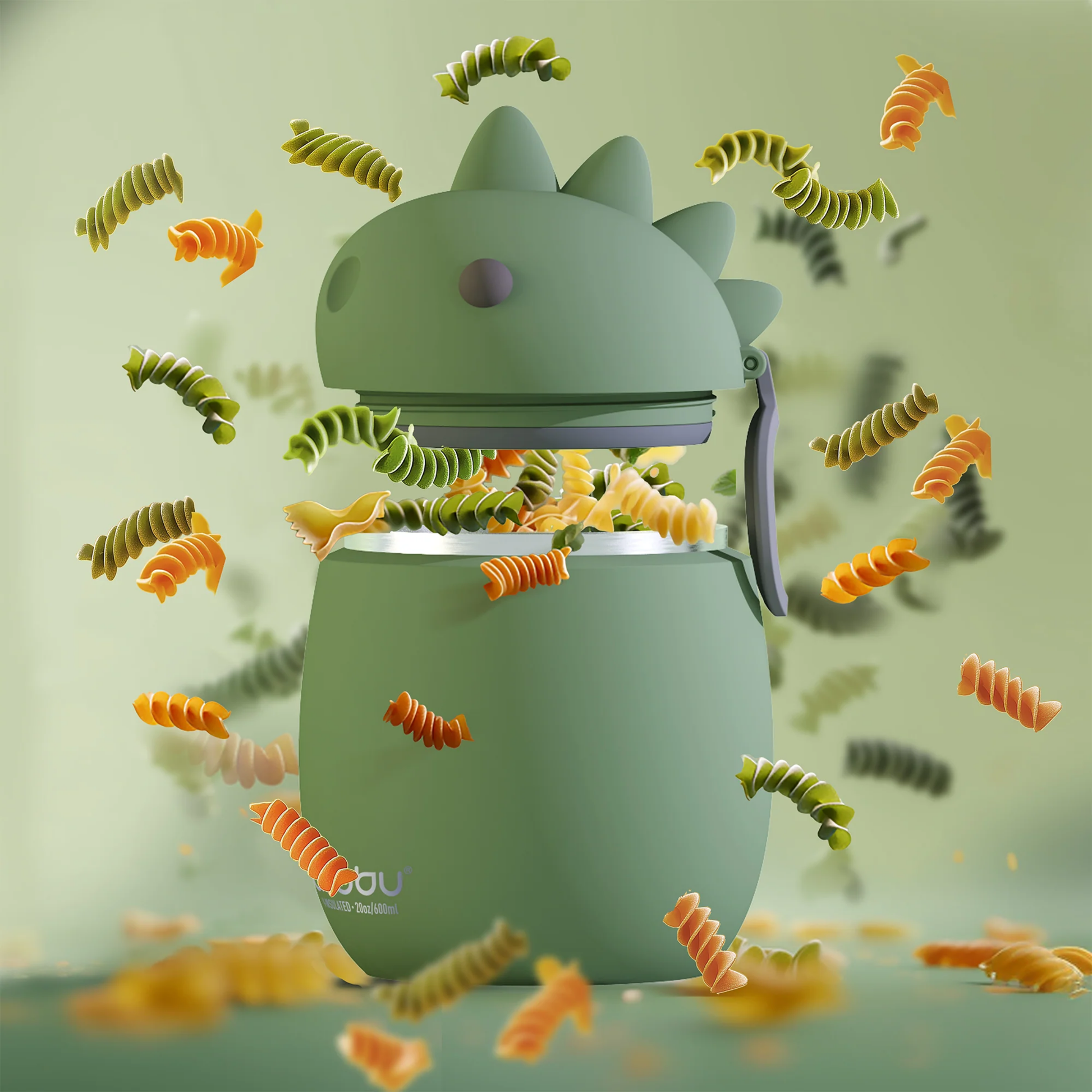 Asobu Bestie Food Container 600ml Dino