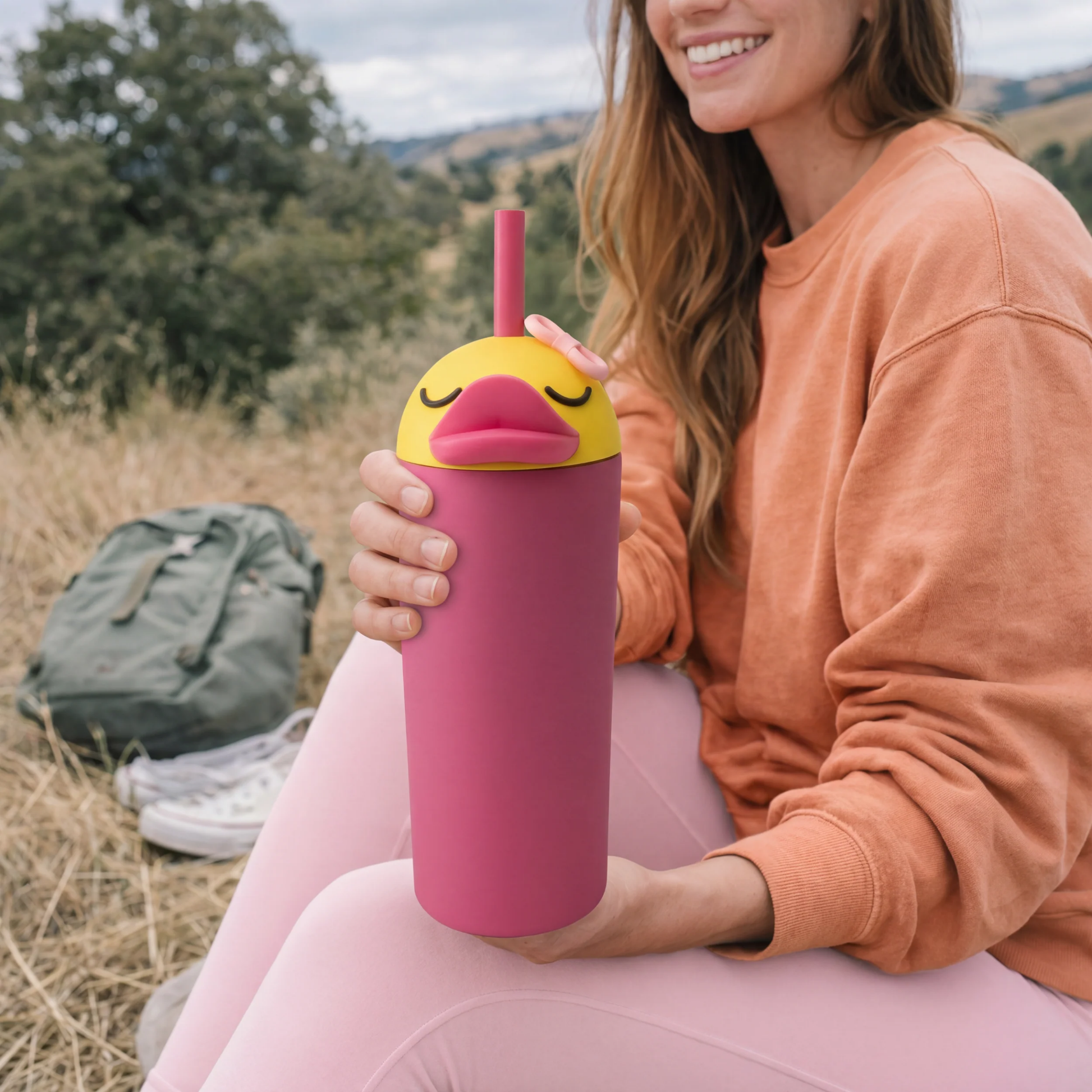 Asobu Bestie Sippy Bottle 720ml Ducky