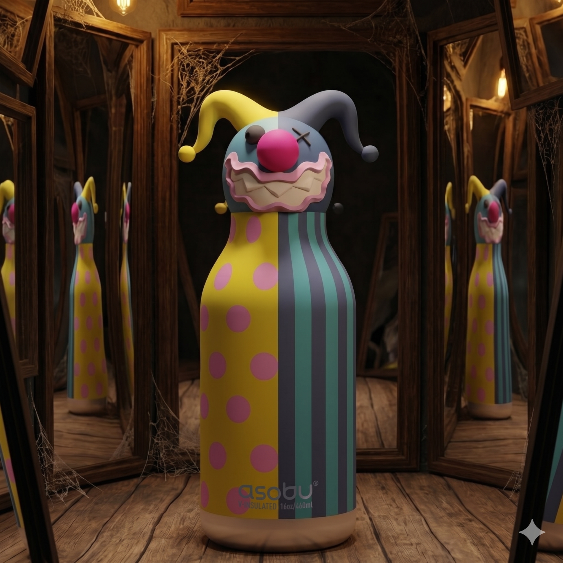 Asobu Spookie Bottle 460ml Clown