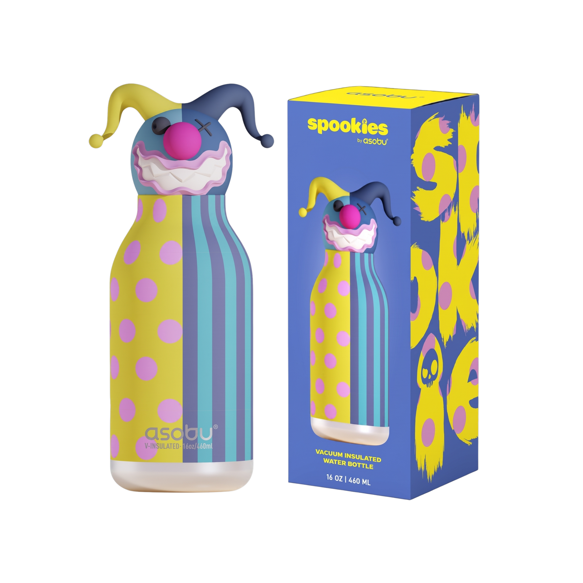 Asobu Spookie Bottle 460ml Clown