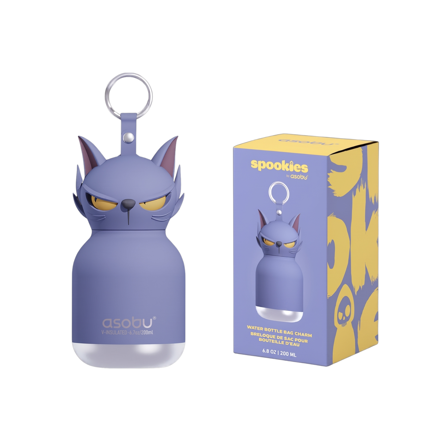 Asobu Spookie Bottle Mini 200ml Phantom Cat