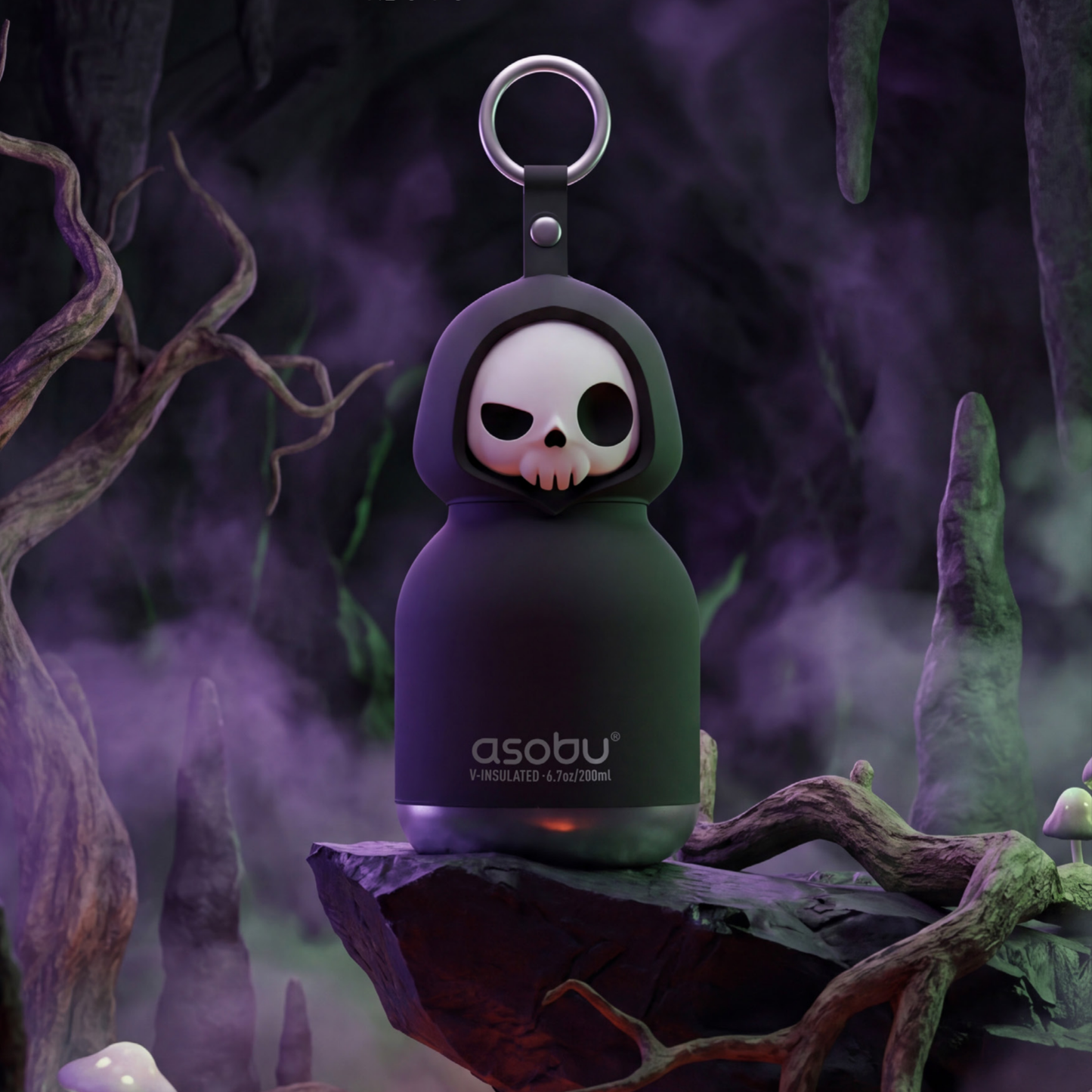 Asobu Spookie Bottle Mini 200ml Skeleton