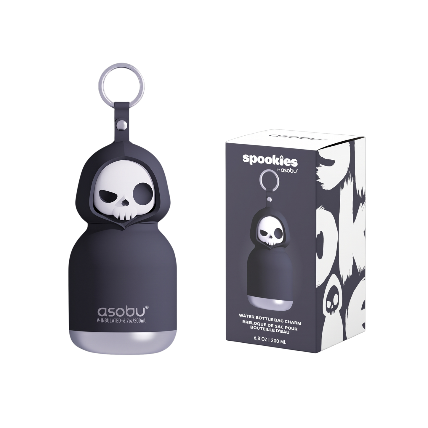 Asobu Spookie Bottle Mini 200ml Skeleton