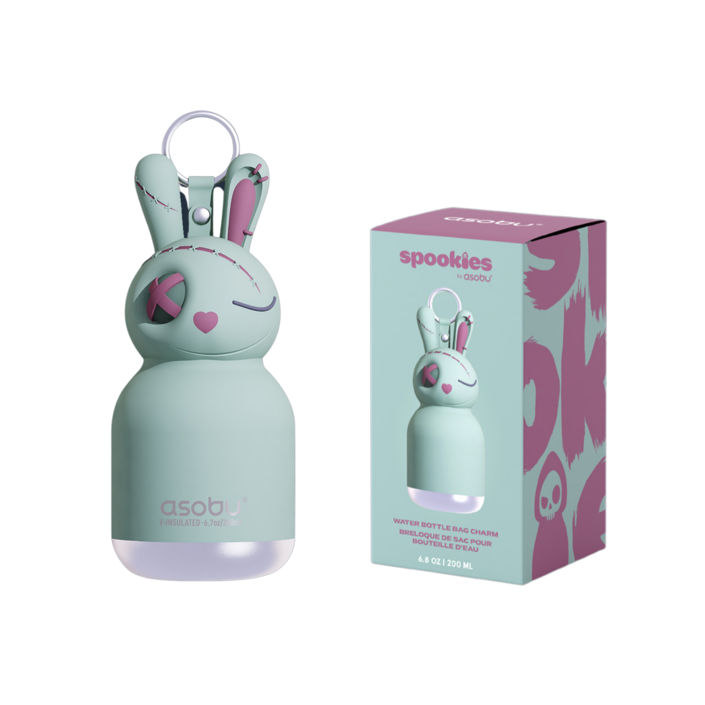 Asobu Spookie Bottle Mini 200ml Undead Bunny