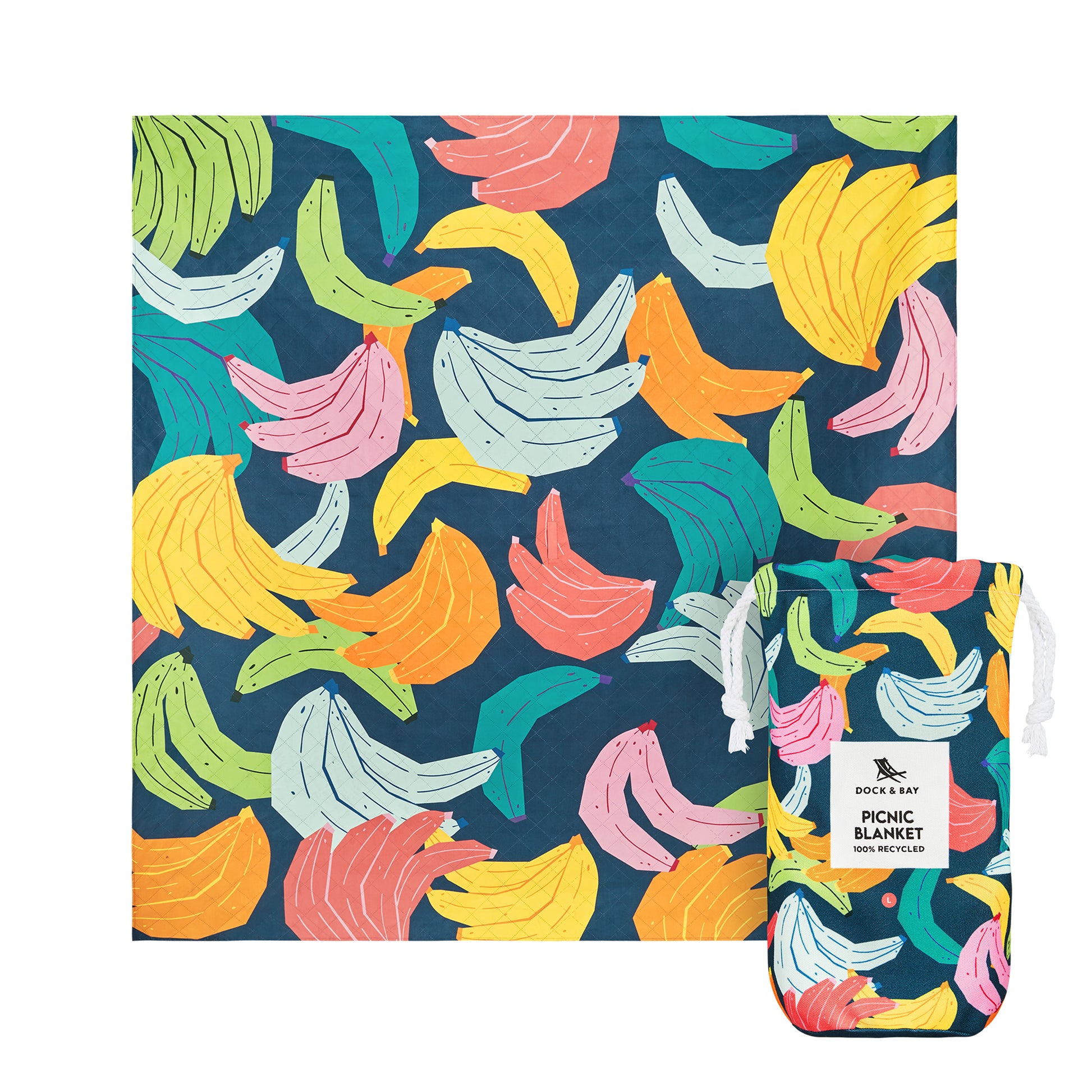 Dock & Bay Beach Blanket Large Bananarama 100% Recycled 100% Recycled