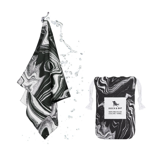 Dock & Bay Cooling Towel Marble Collection Space Odyssey 100% Recycled 100% Recycled