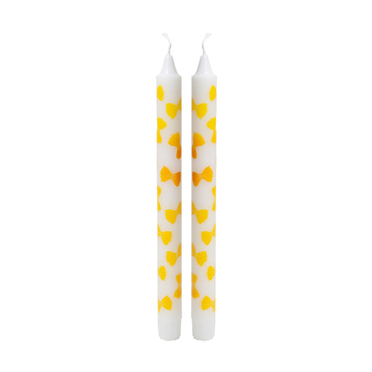 DOIY Dolce Vita Taper Candles (set of 2) Farfalle
