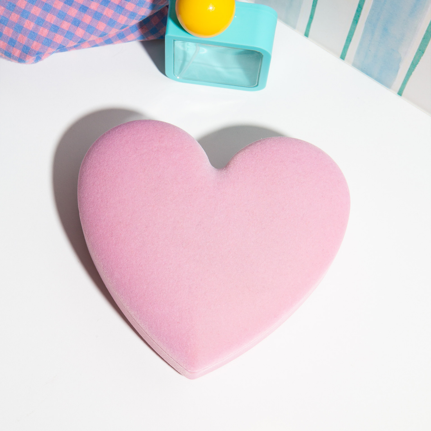 DOIY Love Velvet Storage Box Pink