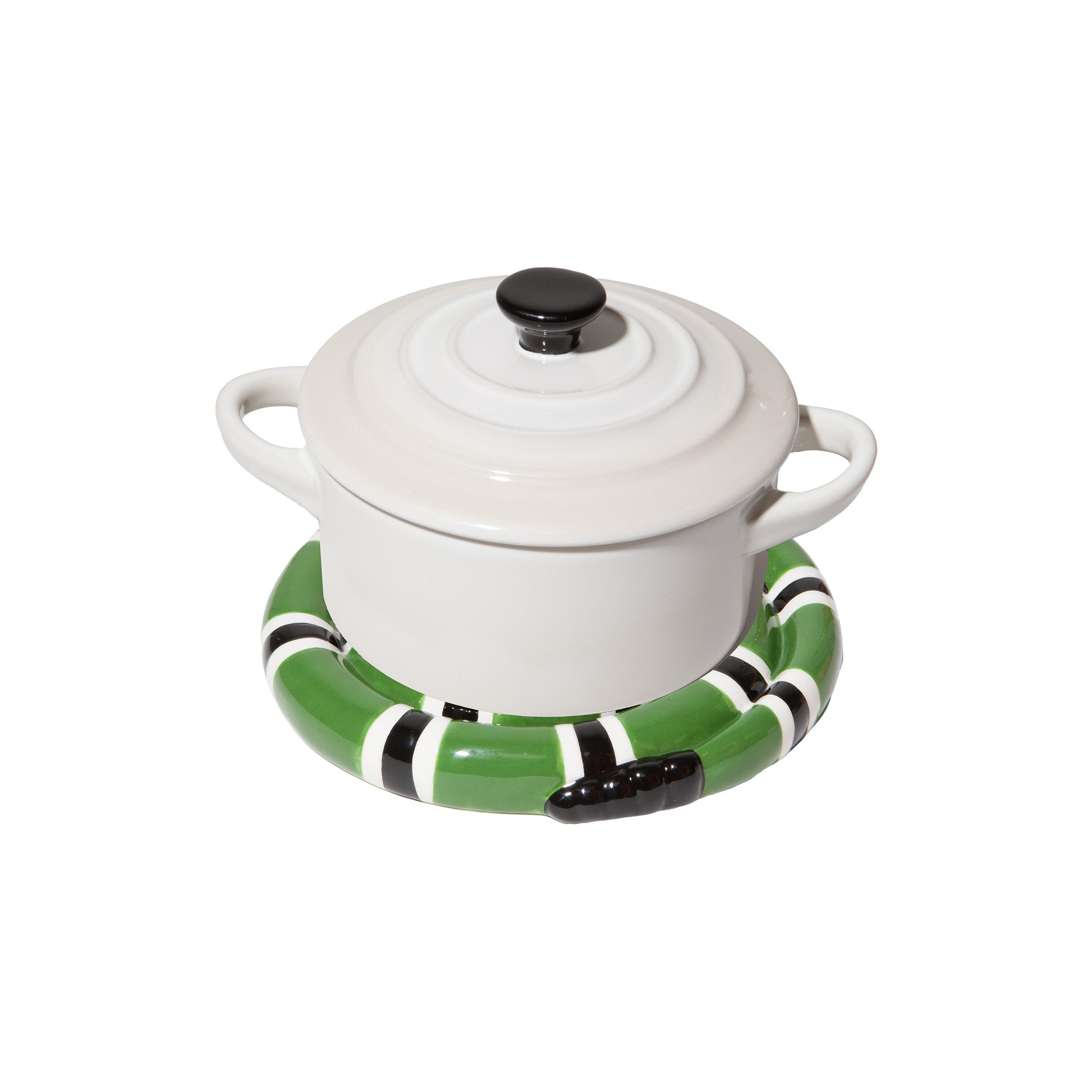 DOIY Snake Trivet Green