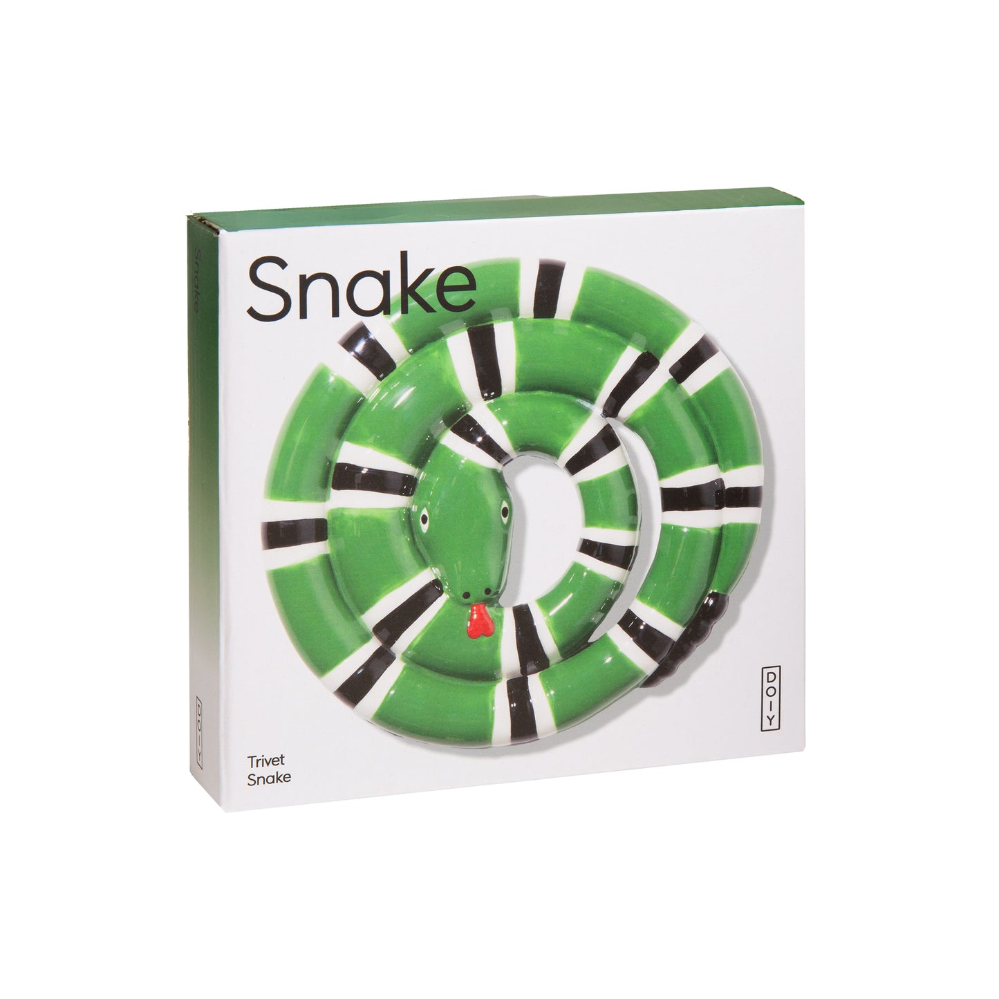 DOIY Snake Trivet Green