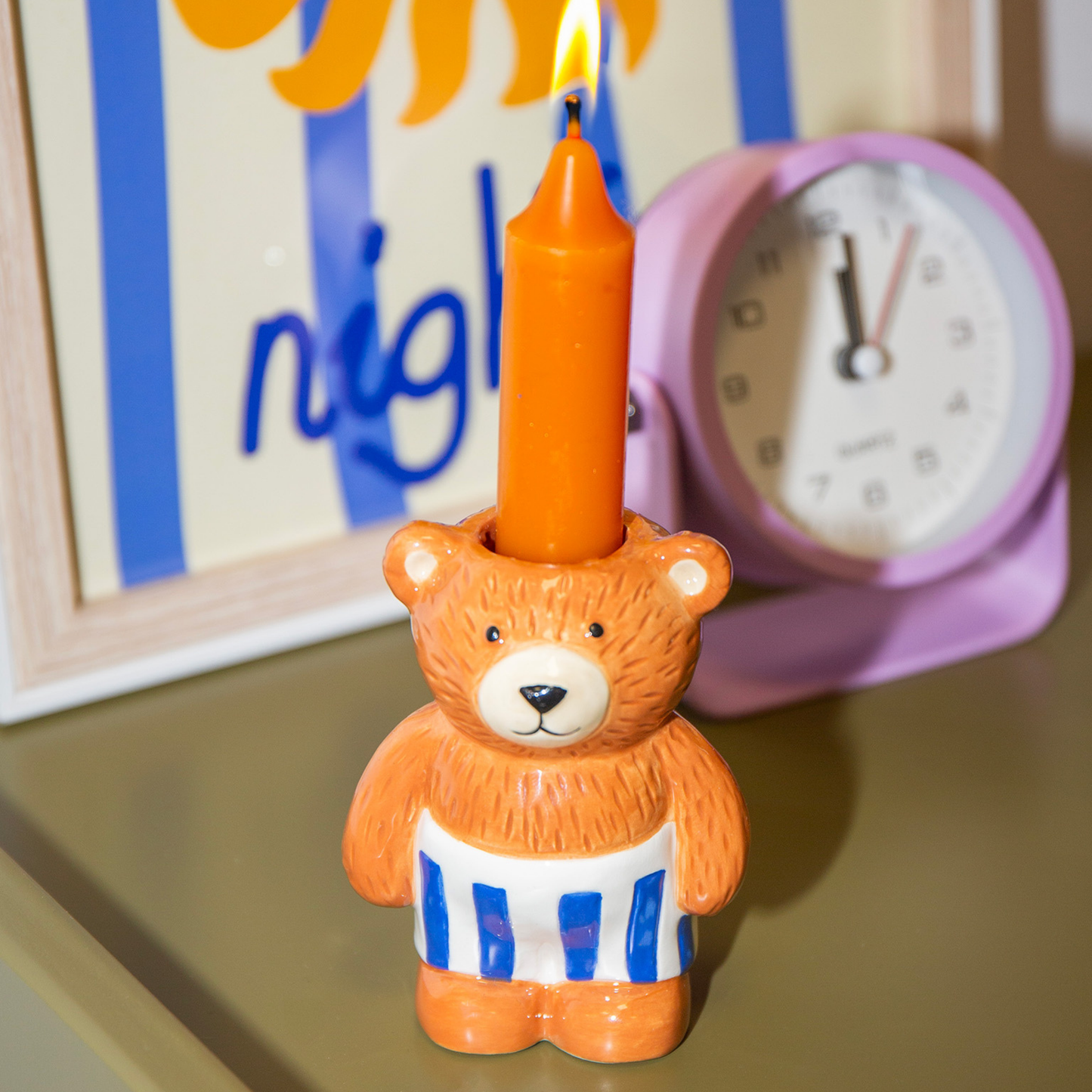 DOIY Teddy Candle Holder