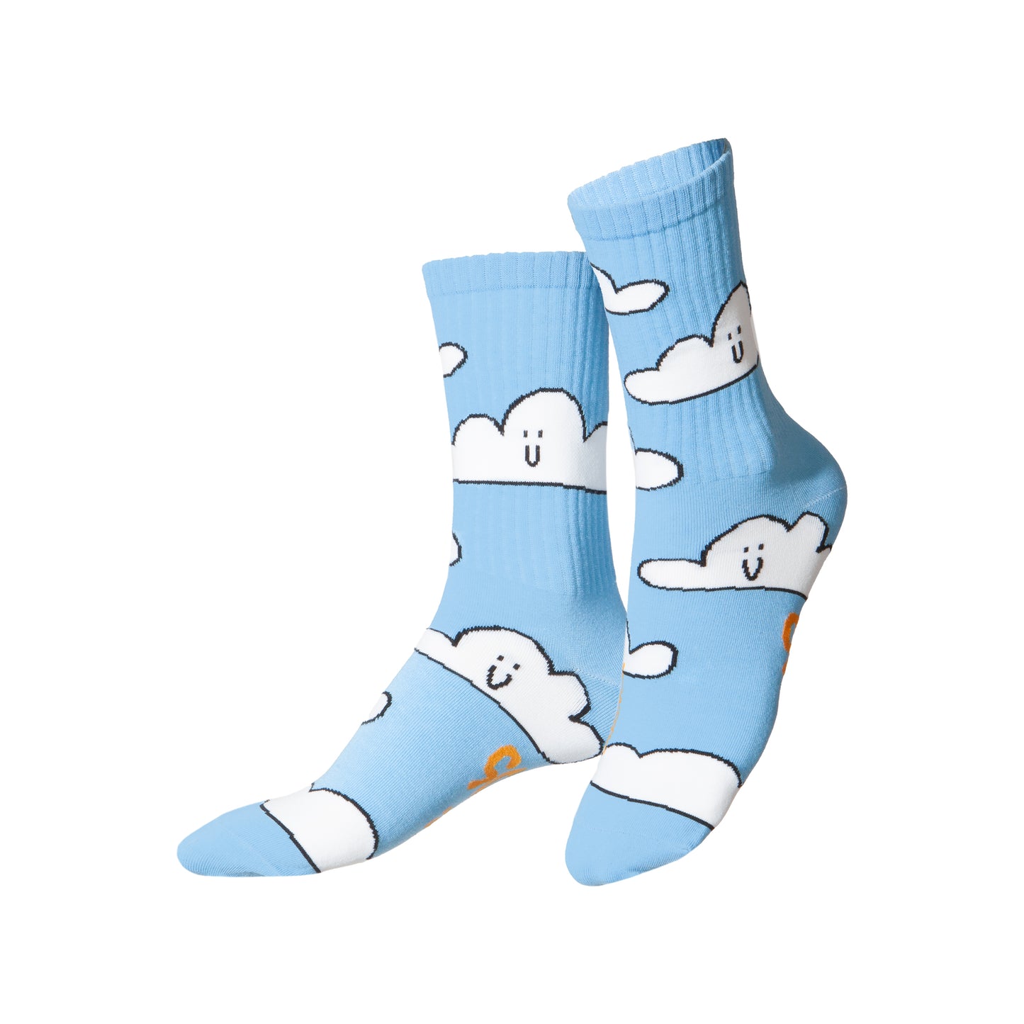 Eat My Socks Crew Socks Cloud