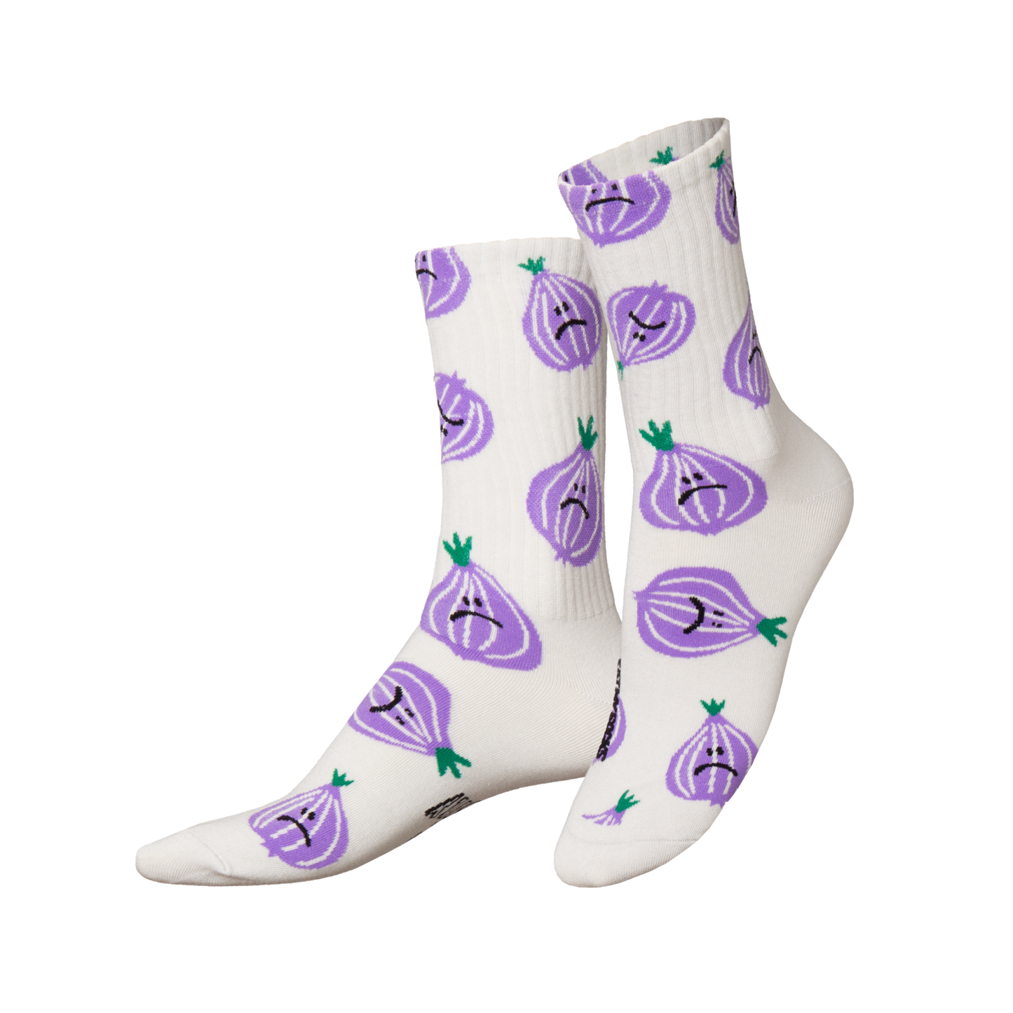 Eat My Socks Crew Socks Crying Onion