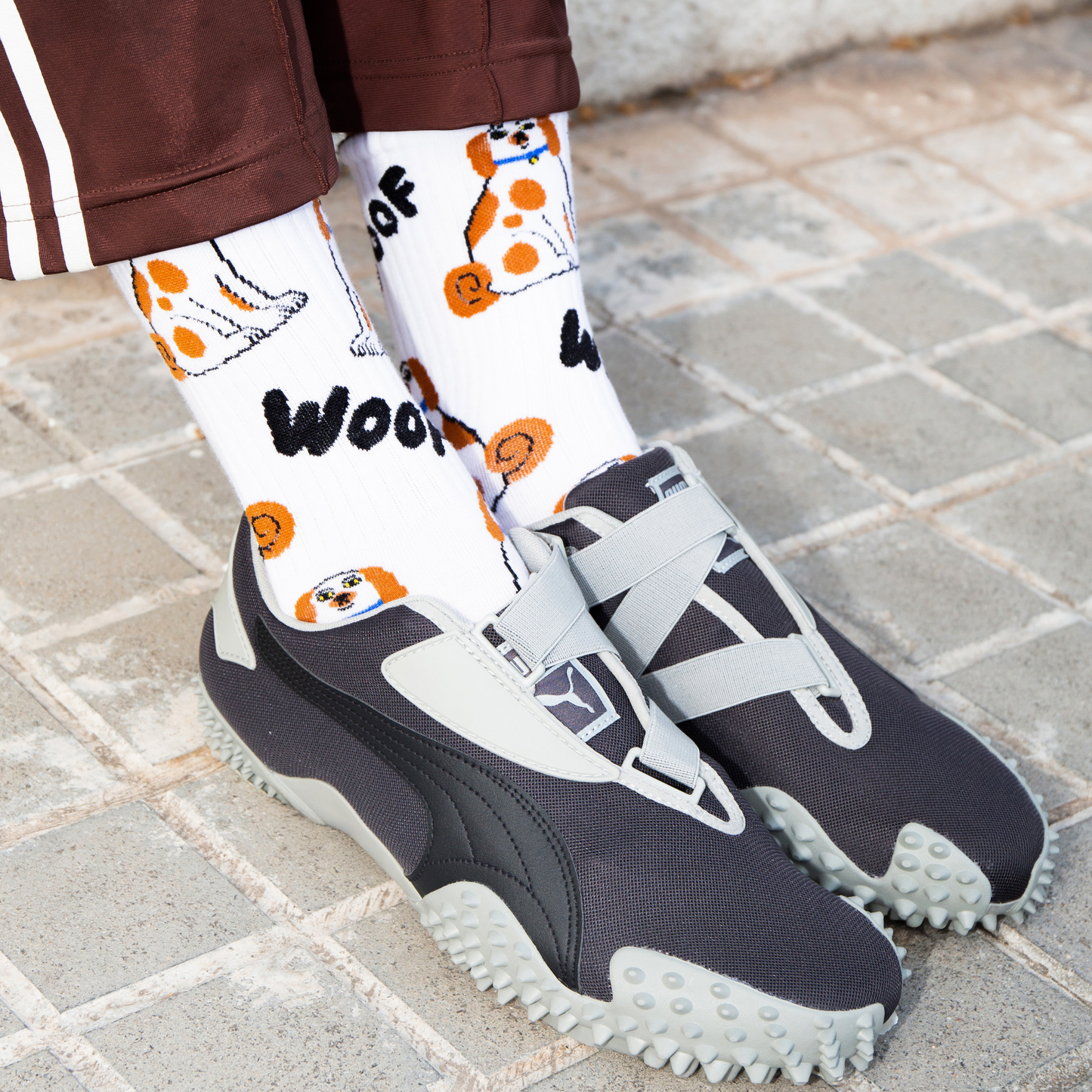 Eat My Socks Crew Socks Dogs