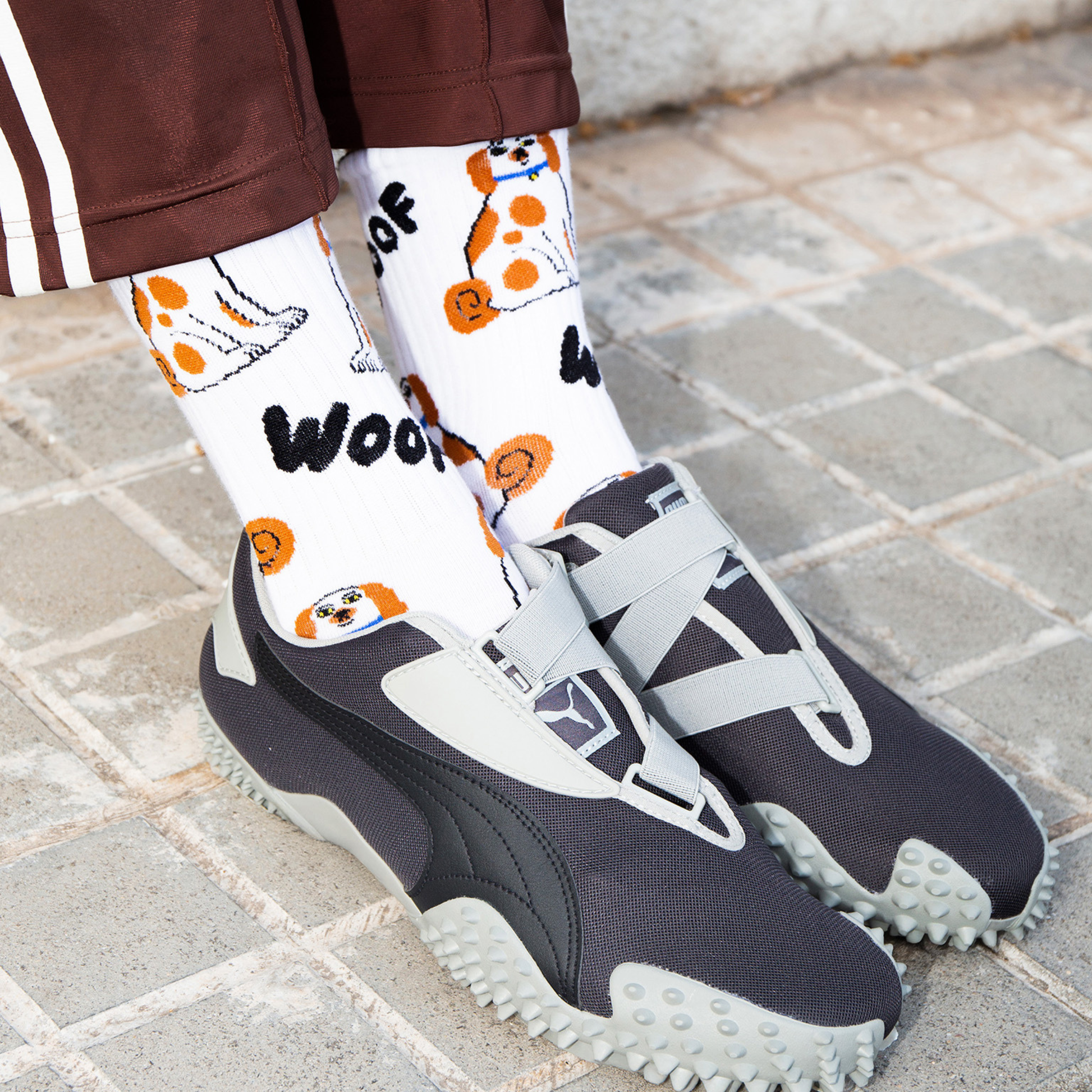 Eat My Socks Crew Socks Dogs