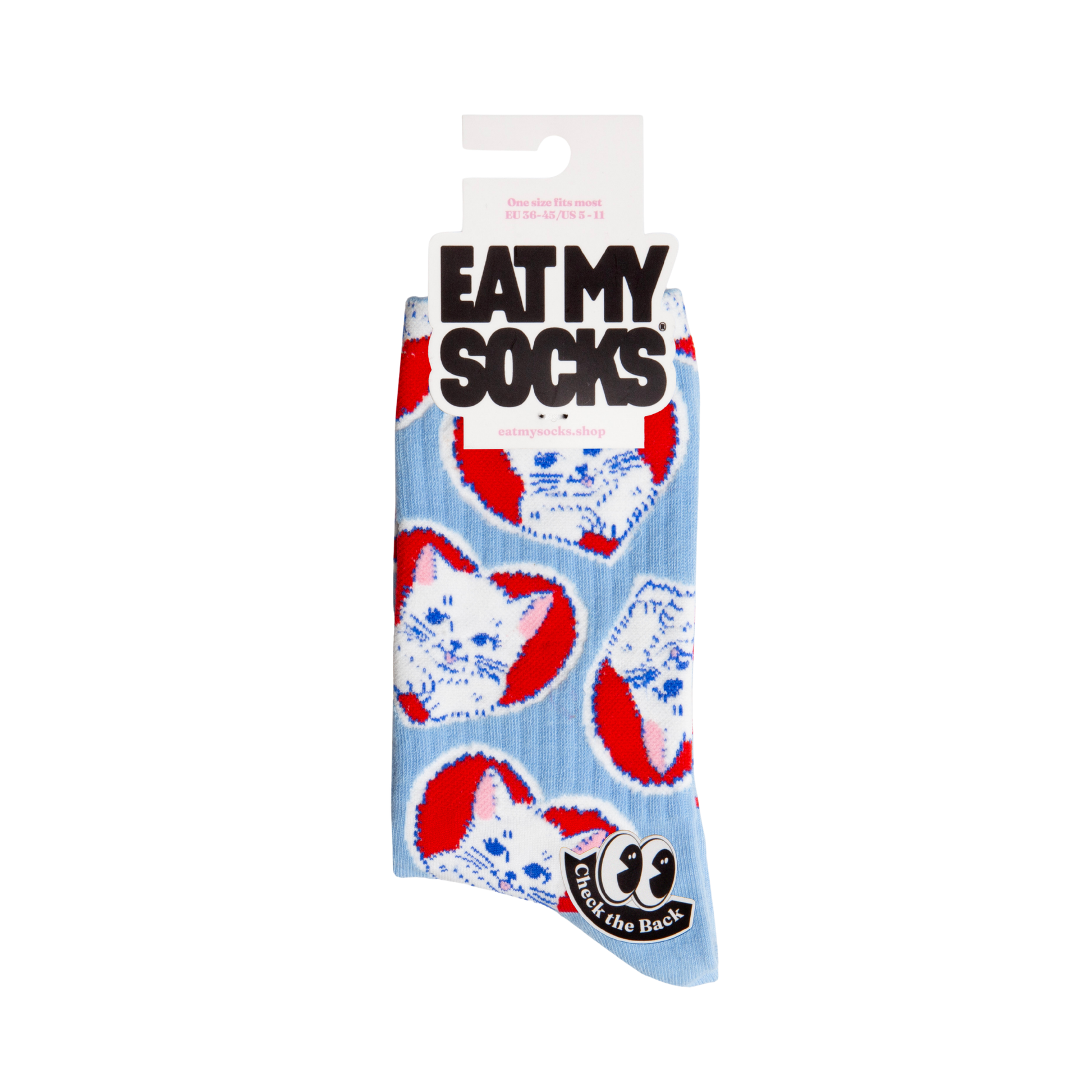 Eat My Socks Crew Socks Lovely Cats
